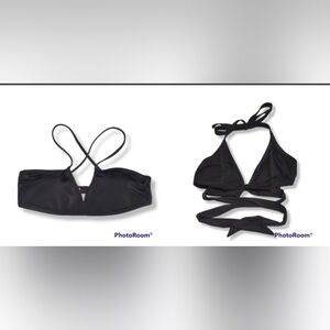 PINK by VS Black Bikini Top 2pc Bundle